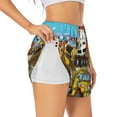 thumbnail image 3 of Lsque Different Construction Site Vehicles Printed Women's Running Shorts with Liner Pockets,Elastic Quick Dry Workout Athletic Gym Yoga Shorts,Womens High Waist Shorts-X-Large, 3 of 9