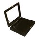 thumbnail image 2 of Caja de almacenamiento de collares, caja de almacenamiento de joyería de mesa con múltiples ganchos, caja para presentación de joyería con cerradura Negro S, 2 of 9