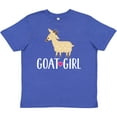 thumbnail image 3 of Inktastic Goat Girl Farm Animal Youth T-Shirt, 3 of 5