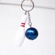 thumbnail image 2 of 8 Pcs 7x3CM Mini Bowling Keychain Creative Plastic Keyring Decoration Gift Hanging Ornament Keychain (Red/Green/Blue/Purple), 2 of 3