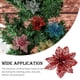 thumbnail image 4 of Cabeza de Flor Artificial Billuyoard Navidad Fiesta Vacaciones Año Nuevo Rojo, 4 of 6