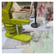 Badge Button Maker Machine 25mm-58mm DIY Pin Button Maker Badge Punch Press Making Machine, With Button Badge Press Machine