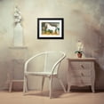 thumbnail image 4 of Prague School 14x11 Black Modern Framed Museum Art Print Titled - A Rearing Horse, Held by a Lavishly Dressed Groom, in a Stormy Landscape (Late 16th Century), 4 of 5