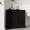 Black, variant on Double Tilt Out Trash Cabinet, Black Free Standing Laundry Sorter Cabinet with Removable Two-Compartment Tilt-Out Hamper Clothes Basket, Hidden Laundry Hamper, Wood Bathroom Storage