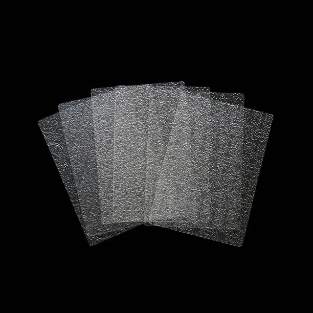 Juego De 6 Uds De Hojas De Textura Para Hornear, Alfombrilla Con Textura De Galleta, Decoración Artesanal De Azúcar, Herramientas Para Hornear, Molde Para Pastel De Fondant, Textura Transparente Advancent HA020924-00
