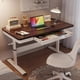 thumbnail image 2 of Office Gaming Computer Desks Study Standing White Auxiliary Writing Computer Desks Office Small Mesa Plegable Furniture HY My Lux Decor Round, 2 of 28