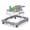 Grey, variant on Baby Walker Boy Girl Music Lights Adjustable Foldable Anti-Rollover,Grey