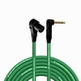 thumbnail image 1 of Columber Cable - Right Angle XLR Male to Right Angle 1/4" TS 3-Pin Connector, 1 of 7