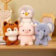 Mini Stuffed Animals 5.9in – Small Bedtime Stuffed Animal Plush Toys with Floppy Ears & Fluffy Tail, Cute Plushies Girl Toddler Toys, Birthday Valentines Day Gifts for Kids Girl Friend D