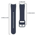 thumbnail image 3 of Apmemiss Watch Band For Samsung Galaxy Watch 4 44mm Soft Silicone Sport Strap Replacement, 3 of 7