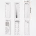 thumbnail image 2 of Unique Bargains High Precision SEC Size Estimation Chart 120m for Diameter Area and Line Width Protractor Defects Measuring, 2 of 6
