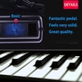 thumbnail image 3 of Universal Non-Slip Pedal Durable for Keyboard MIDI Keyboard Synthesizer and Piano,1 x sustainer,Black & Gold, 3 of 6