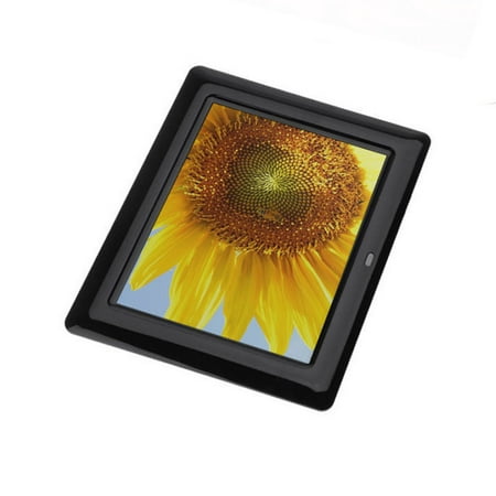 Muxika 7inch HD LCD Digital Photo Frame with Alarm Clock Slideshow MP3/4 Player