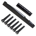 thumbnail image 1 of TIEVOSA Portable 6 String Bridge Pins Saddle Nut Acoustic Cattle Tailpiece for Acoustic Quality, 1 of 5