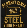 thumbnail image 2 of Pennsylvania Will Steal Your Heart Plus Size Long Sleeve Graphic Tee Shirt Brisco Brands 3X, 2 of 4