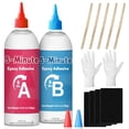 thumbnail image 5 of Epoxy Glue - 8.4 oz. Quick Cure 5 Minute Epoxy Adhesive - Super Tough and Durable - Clear 2 Part Epoxy Glue for Repairing Hard Plastics, Metals, Ceramics, Wood, Etc$$Tools & Hardware Other, 5 of 6