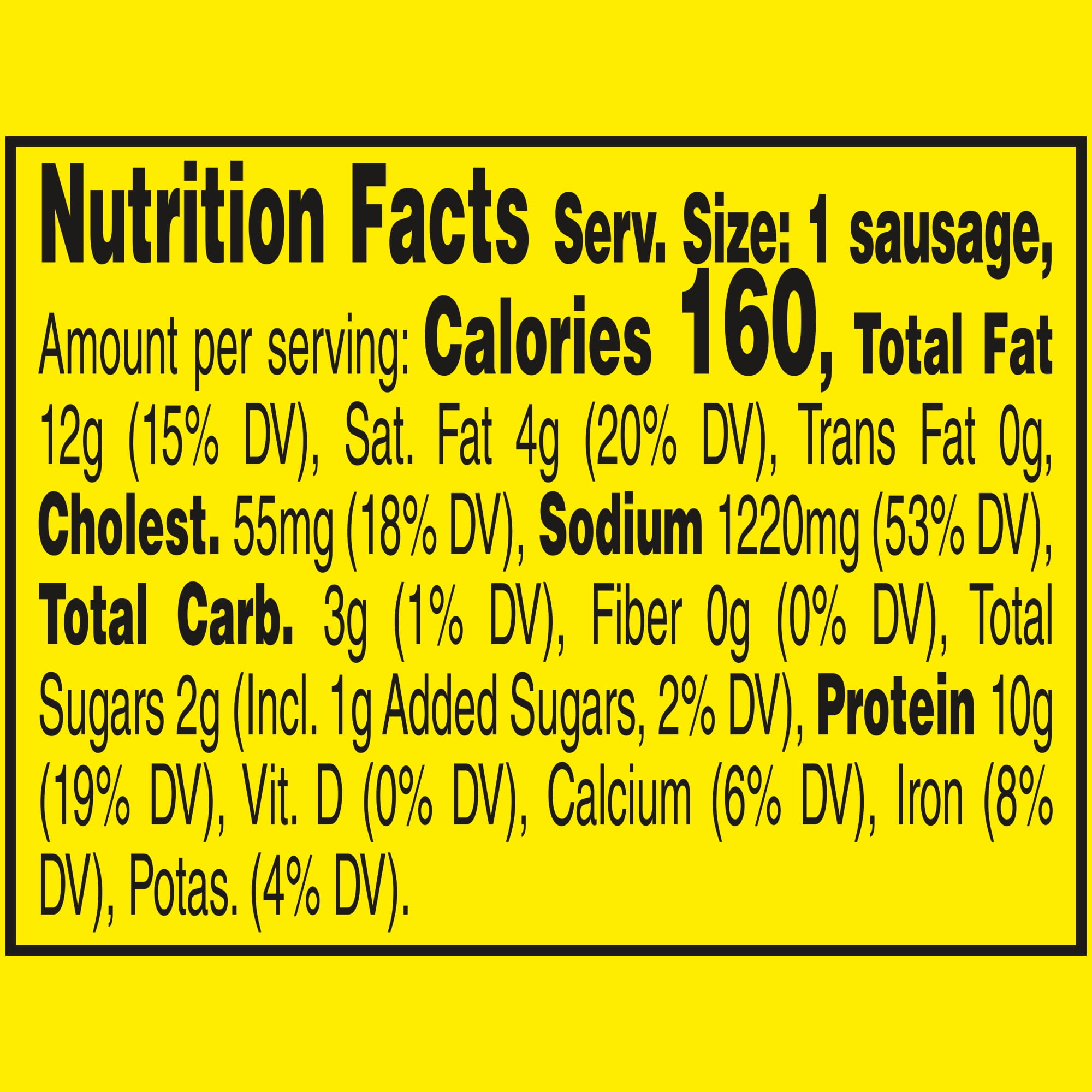 (3 pack) Penrose Big Mama Pickled Sausage, 10g Protein per Sausage, 2.4 oz.