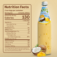 thumbnail image 5 of (12 pack) Kuii Drinks Coconut Milk with Nata de Coco, Mango, 485 mL Single Glass Bottle, 5 of 6
