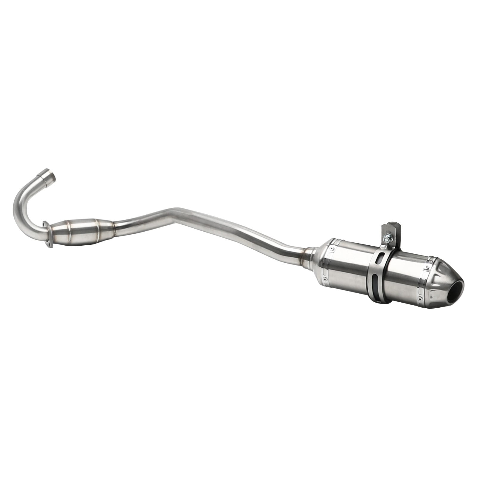 38mm 1.5" Racing Exhaust Pipe and Muffler Full System for CRF70F CRF70 XR70 CRF 70 Motorcycle Dirt Pit Bikes 70cc 90cc 110cc 125cc 140cc 150cc SSR Apollo RFZ 140 Thumpstar Taotao DB17