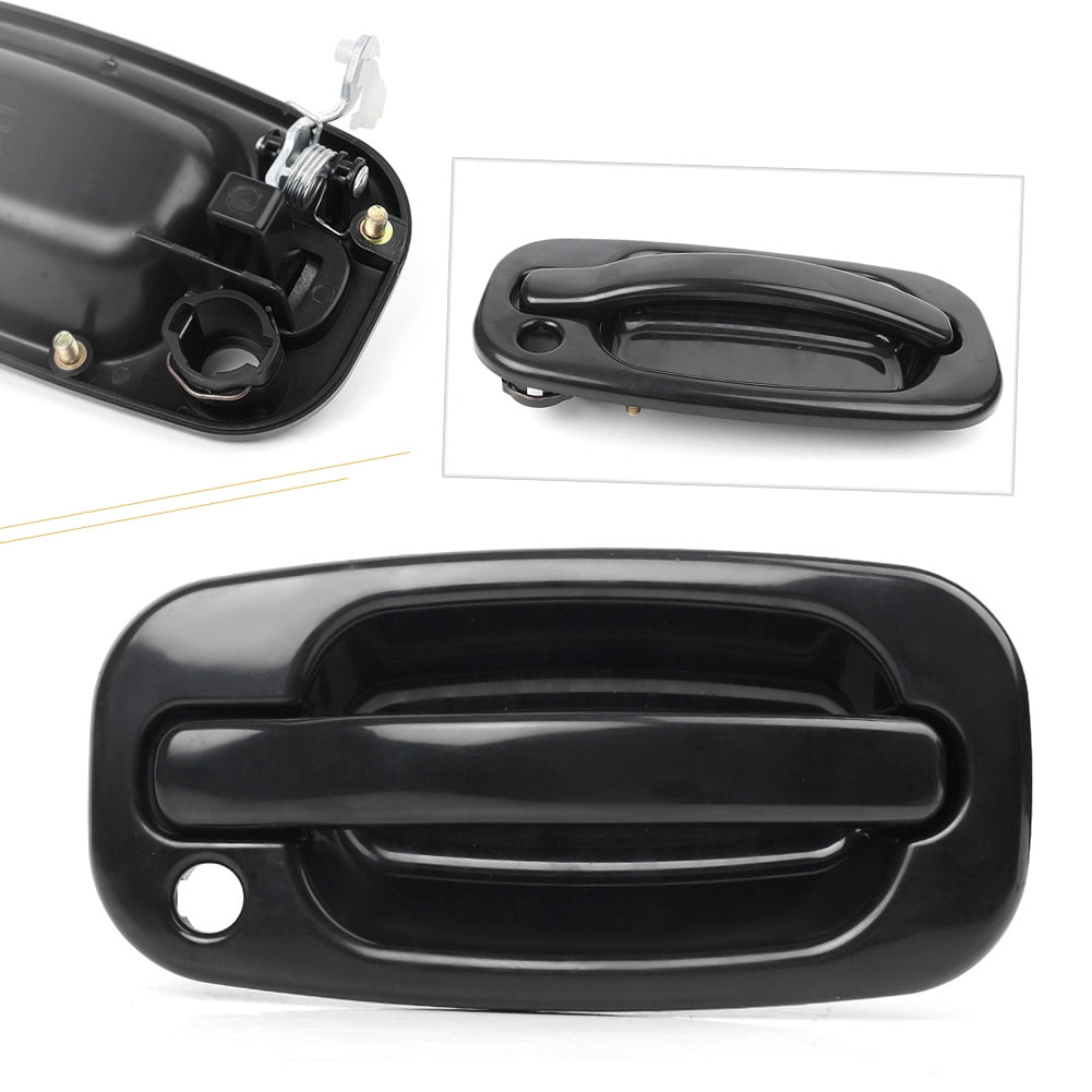 Textured Black Front Driver Side Outer Door Handle for Chevy Silverado