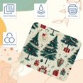 thumbnail image 3 of Christmas Tree Square Desk Mat Gaming Mouse Pad, 8.3x9.8 Inch Non-Slip Rubber Bottom Printed Design - Suitable for Office and Gaming, 3 of 6