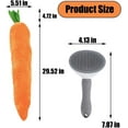 thumbnail image 2 of Giant Carrot Dog Toy, Indestructible Veggies Large Carrot Dog Toys for Aggressive Chewers, Easter Interactive Durable Veggies Carrots Pillow Dogs Calming Chew Pet Toy for Indoor, 2 of 8