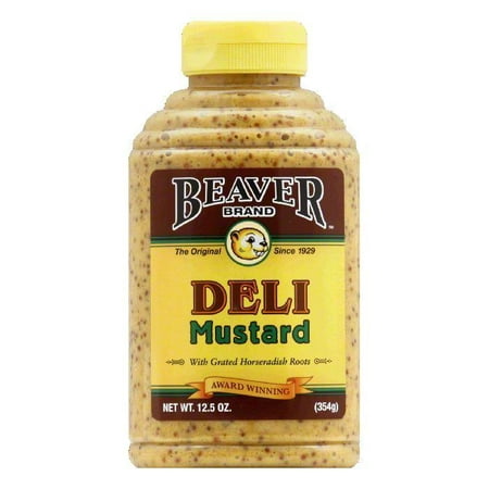 Beaver Deli Mustard, 12.5 OZ (Pack of 6)