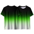 thumbnail image 6 of Chiccall Mens Gradient T Shirts Casual Soft Summer Short Sleeve Tees Stretch Crew Neck Pullover, 6 of 6