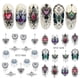 thumbnail image 5 of Stiker Uñas 40 Uds Mariposas, Geometría, Plumas, Plantas Etc, 5 of 5