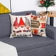 thumbnail image 4 of CHAO Juego de 4 Fundas de Cojines Modelo de Alce Enano Navideño Fundas de Almohada Decorativas para Sofá Decoración para Dormitorio, Sofá, Silla, Coche, Cama, Jardín 45 x 45 cm, 4 of 4