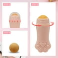 thumbnail image 3 of Natural Volcanic Roller Oil Control Rolling Stone Face Cleansing Oil Absorption Roller Pink, 3 of 5