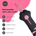 thumbnail image 4 of DJN Home & Garden Cat Box Cutter Retractable Cat Cute Cat Box Paper Cutter Portable Cats For Home Letter Openers Carton Sealing Tape Box Paper Opener Gadgets For Cat, 4 of 5