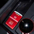 thumbnail image 4 of 7 piezas de embellecedor de botón multimedia de freno de mano electrónico rojo para 3 6 -5 -9 2016-2020, pegatina de consola central, 4 of 5