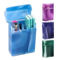 ACDANC Cigarette Case With Compartments Portable Plastic Cigarette Storage Case Box