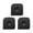 Black, variant on 3Pcs Square Pan Scraper, 2.4x1.4Inch Plastic Kitchen Pot Scrubber, Non Scratch Cleaner Pad for Clean Pan Pot Skillet Grill Grease Non Stick Pans Cutting Dough Cooking, Red