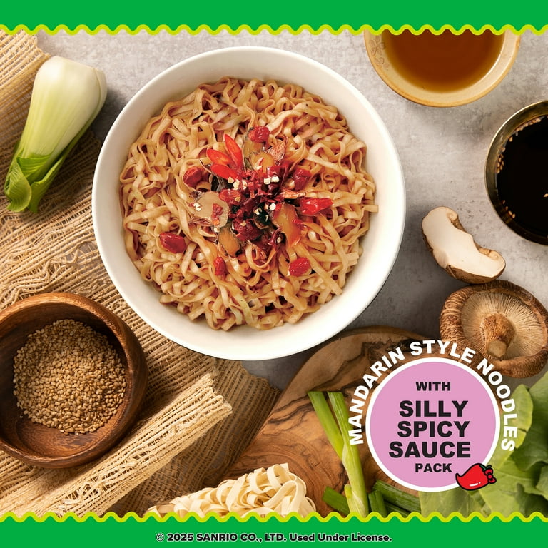 A-Sha Keroppi Mandarin Noodles Silly Spicy Sauce - Walmart.com