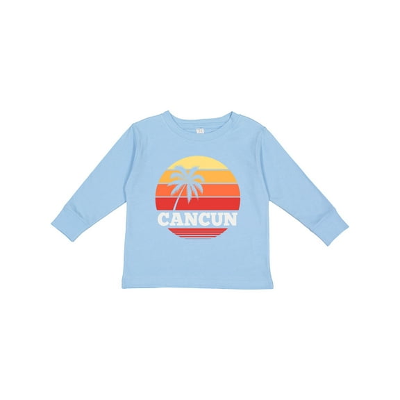 Inktastic Cancun Mexico Vacation Trip Boys or Girls Long Sleeve Toddler T-Shirt