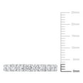 thumbnail image 3 of Created Forever Women's 1 CT Lab Created Diamond 14K White Gold Semi-Eternity Ring (G-H, VS1-VS2), 3 of 9