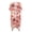 Red Monstera Palm Leaves, variant on Xoenoiee Horse Print Women's UPF 50 Swim Cover Up Sun Protection Lightweight Boho Kimono Cardigans Short Sleeve Beach Cover Ups for Women