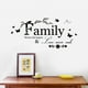 thumbnail image 3 of Inteprter Adhesivo de pared de PVC para familia, calcomanía decorativa en inglés, ventana, azulejo de cristal, papel tapiz, póster, TV, sofá, Decoración del hogar Inteprter HA078912-00, 3 of 6