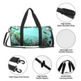 thumbnail image 6 of KLL Tropical Pineapple Duffle Bag For Men Women Sport Gym Fitness Tote Travel Training Workout Basketball Football Weekender, 6 of 8