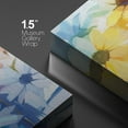 thumbnail image 4 of wall26 Canvas Print Wall Art Watercolor Rainbow Gradient Daisies Floral Botanical Illustrations Modern Art Rustic Scenic Colorful Multicolor for Living Room, Bedroom, Office - 12"x18", 4 of 5