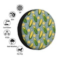 thumbnail image 4 of Susaid Corn On The Leaves Print Tire Covers,Waterproof Anti-UV Snow Sun Rain Tire Covers for RV,Truck, SUV, Trailer, Camper-14 inch, 4 of 6