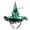 C-Green2, variant on DHFJKG Halloween Mini Witch Hat Headband, Glitter Pointed Witch Headpiece For Kids Adults, Halloween Party Accessory