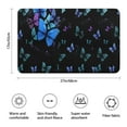 thumbnail image 3 of Black Butterfly Pattern Bathroom Rugs Mat,Non Slip Microfiber Bathroom Rug,Rubber Backing,Soft Bathroom Mats for Bathroom Floor,Tub and Shower,17x27in(43x68cm), 3 of 5