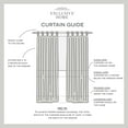 thumbnail image 2 of Exclusive Home Hazel Light Filtering Braided Top Curtain Panels, 50"x84", Linen, Set of 2, 2 of 7