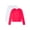 Begonia Pink / Vivid White, variant on Girl's Active Long Sleeve Seamless Tee, Sizes 4-18