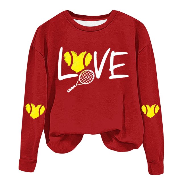 Timegard Womens Crewneck Sweatshirt Fall Loose Comfy Drop Shoulder Print Long Sleeve Pullover Tops