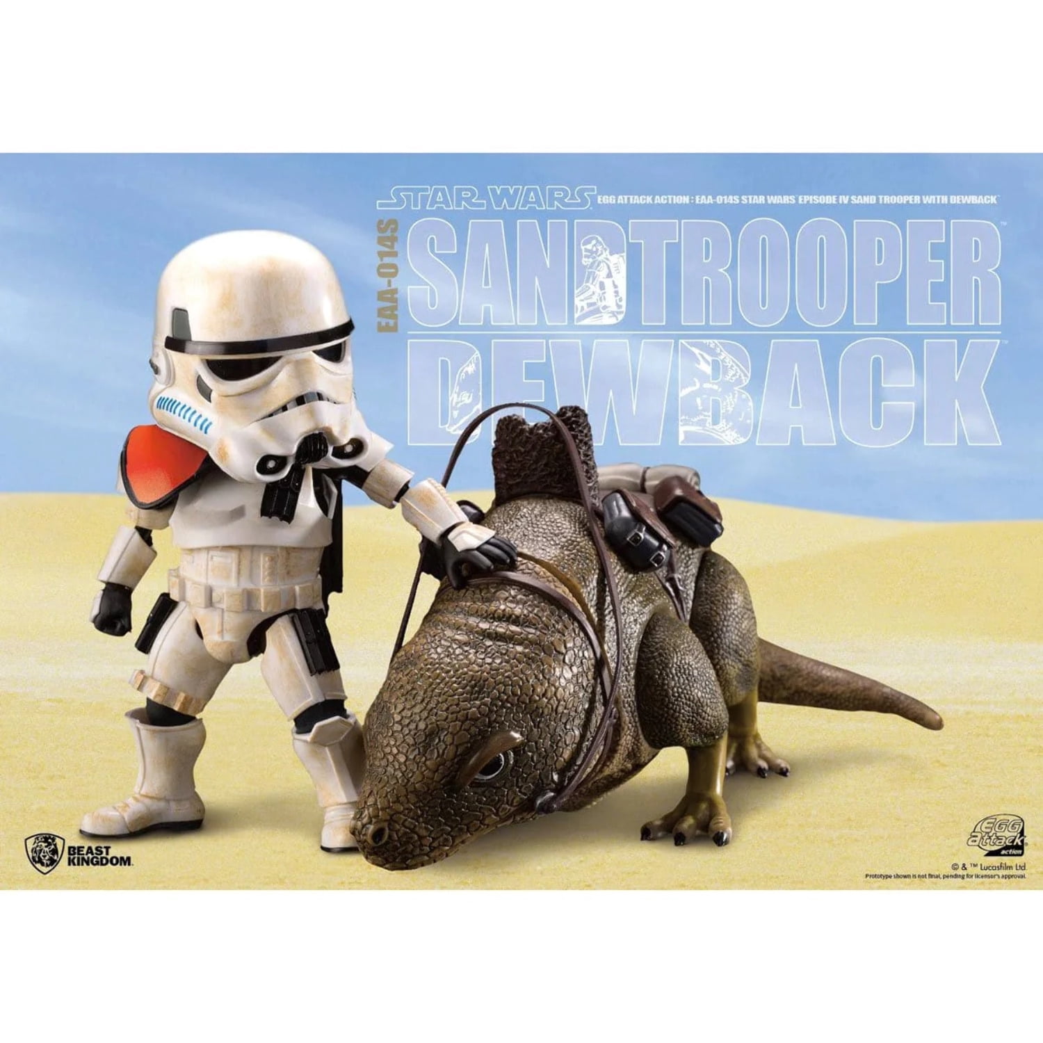 Beast Kingdom Star Wars: A New Hope: Dewback and Sandtrooper EAA