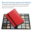 thumbnail image 1 of pitrice Side Loading Trading Card Albums Binder with Elastic Strap Scratch-Resistant Game Collection Gaming Accessories Folder Booklet Red, 1 of 8